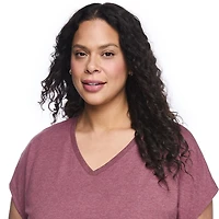 Chemise de nuit à encolure en V George Plus pour femmes