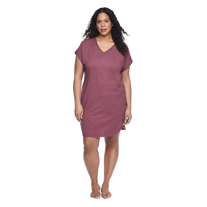 George Women's Plus V-Neck Nightshirt