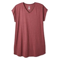 Chemise de nuit à encolure en V George Plus pour femmes