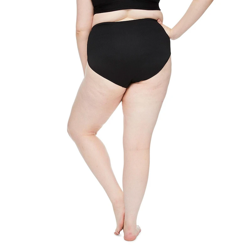 George Plus Women's High Waist Swim Bottom, Sizes 1X-3X