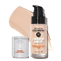 Fond de teint longue tenue Revlon Colorstay™ pour peaux mixtes à grasses, 30 ml Couvrance mi-mate FPS 15