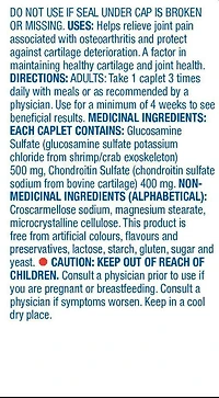 Equate Glucosamine & Chondroitin Sulfate 900mg