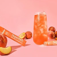 BLUME SuperBelly Poudre Digestive Hydratante avec des probiotiques - Saveur pêche litchi