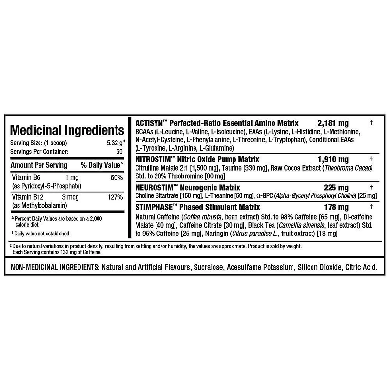 Allmax Muscleprime Prime Pre workout Supplement Powder