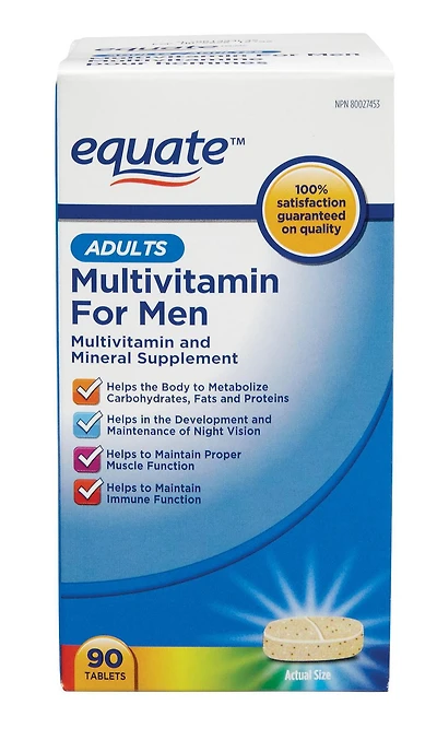 Multivitamine pour hommes Supplément de multivitamines et minéraux.