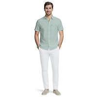 IZOD Chemise à manches courtes boutonnée Breeze