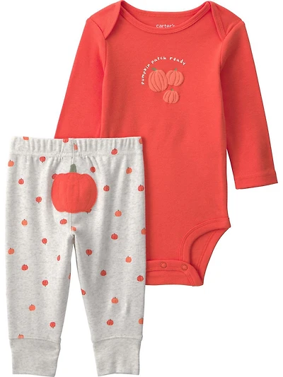 Ensemble pantalon citrouille 2 pièces Carter's Child of Mine pour bébé garçon