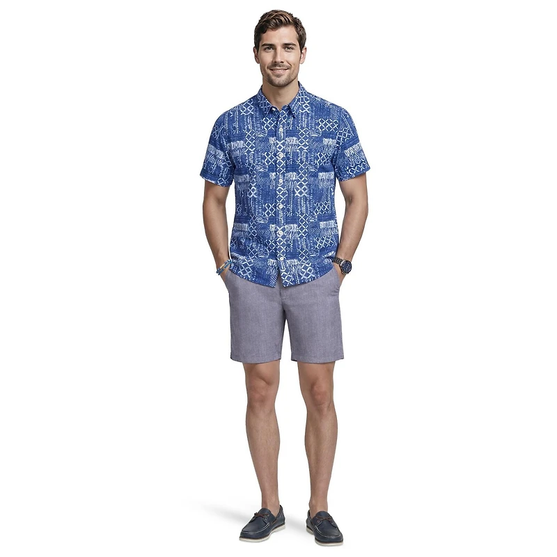 IZOD S/S SALTWATER DUNE TEXTURE