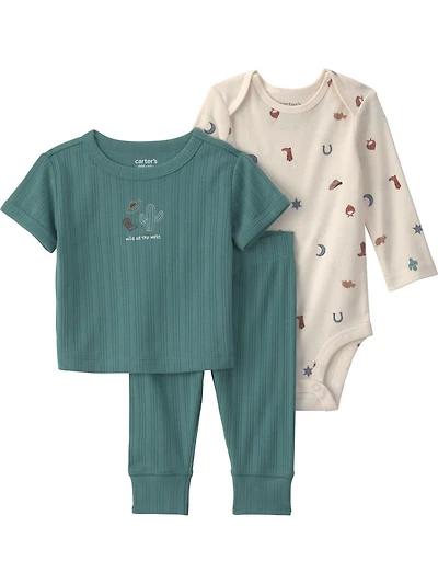 Carter's Child of Mine Baby Boy 3-Piece Pant Set