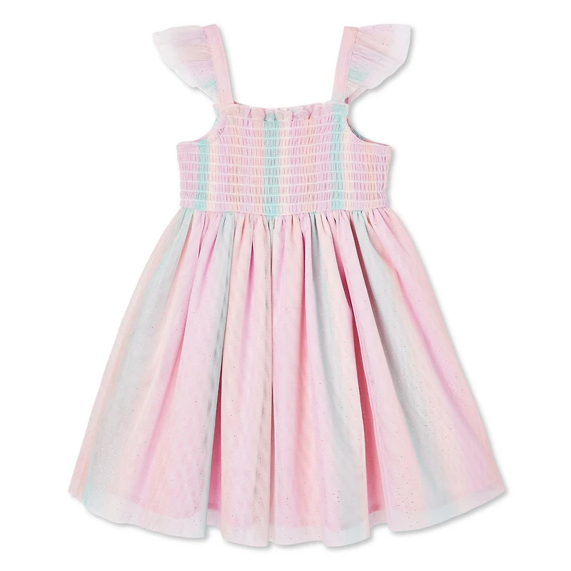 Robe arc-en-ciel George pour petites filles