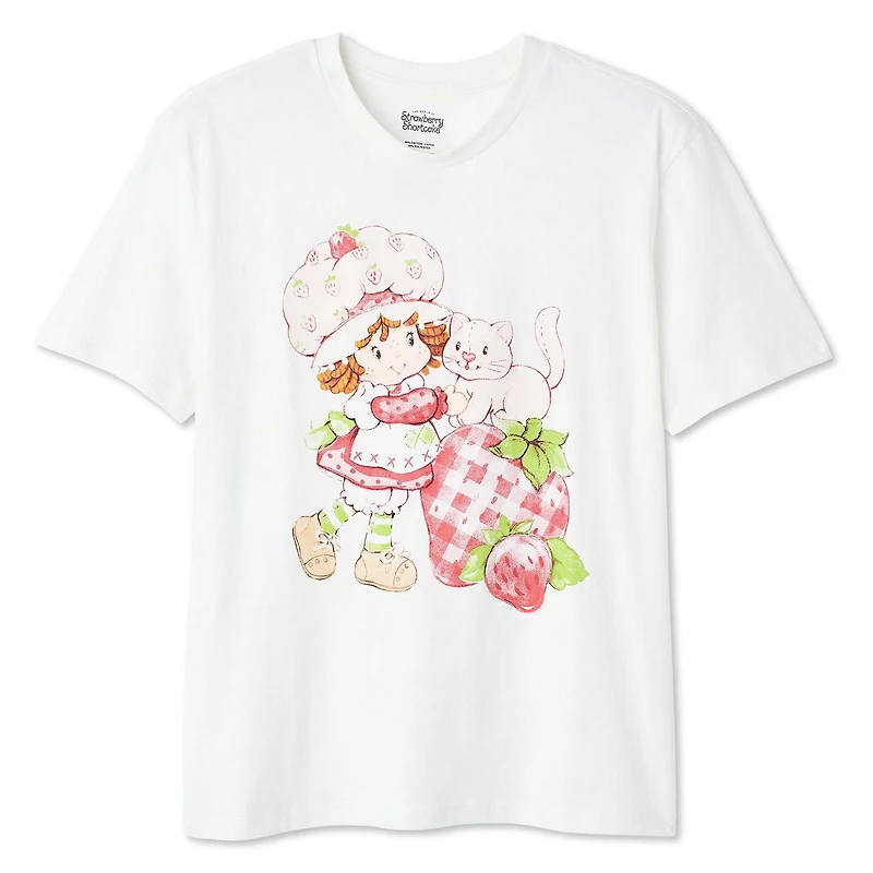 T-shirt à imprimé graphique Fraisinette pour femmes