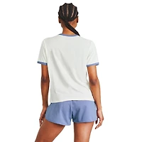 T-shirt à bordures contrastantes Mickey et ses amis Disney pour femmes