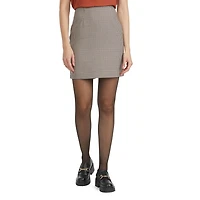 Mexx mini-jupe pied-de-poule pour femmes