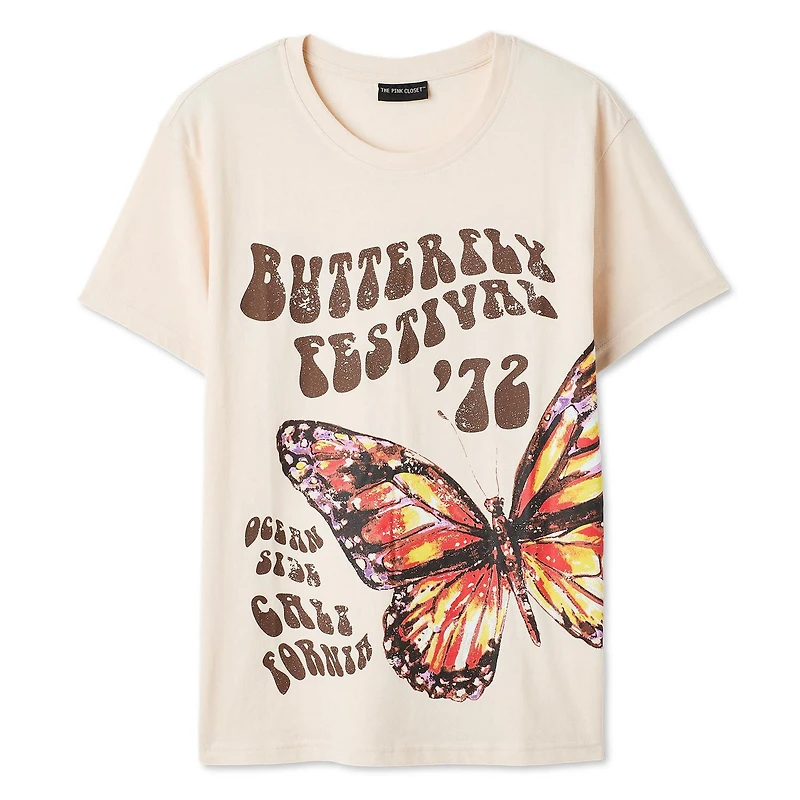 The Pink Closet Women's Boyfriend Fit T-Shirt