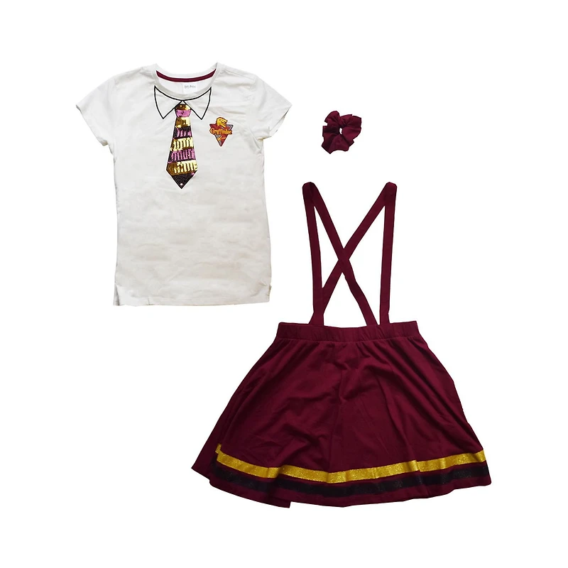 Ensemble de style Gryffondor 3 pièces Harry Potter pour filles