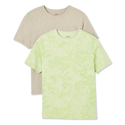 George Boys' Crew Neckline Tee 2-Pack, Sizes XS-XL