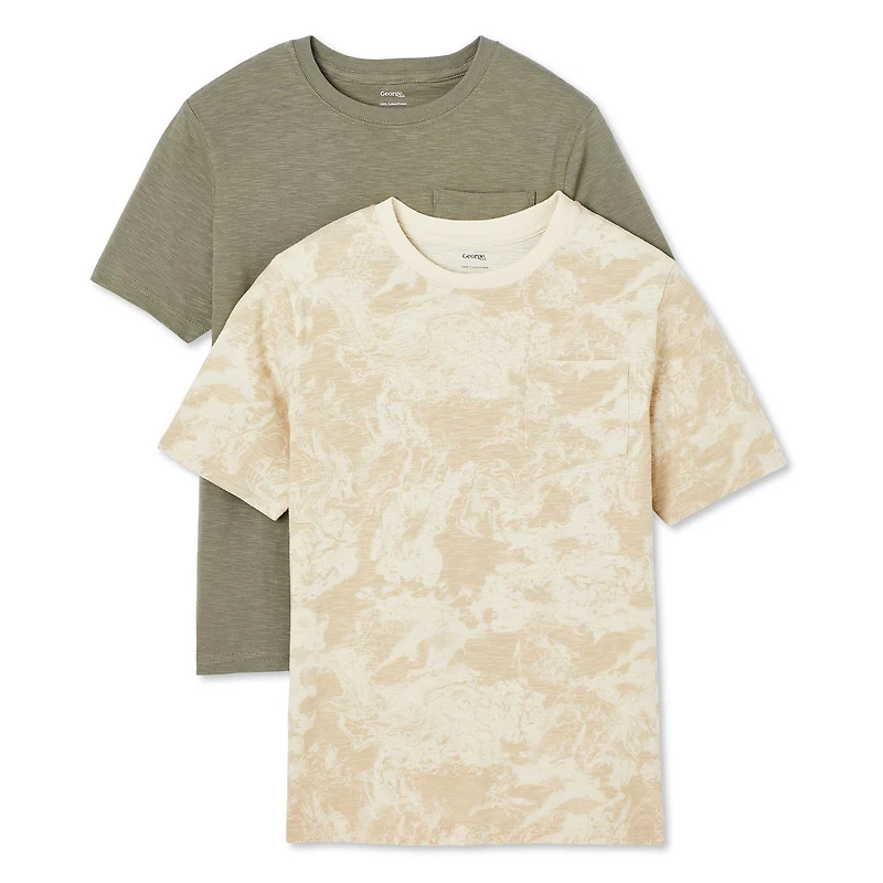 Lot de 2 t-shirts avec encolure ras du cou George pour garçons