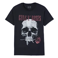T-shirt à manches courtes Guns N’ Roses pour hommes Tailles P–TG