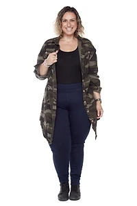 Frankie & Stella ™  Jegging à Enfiler - TAILLE PLUS - Lavage à Rinçage Indigo Foncé 16W - 26W