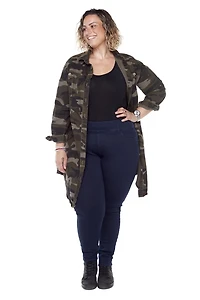 Frankie & Stella ™  Jegging à Enfiler - TAILLE PLUS - Lavage à Rinçage Indigo Foncé 16W - 26W