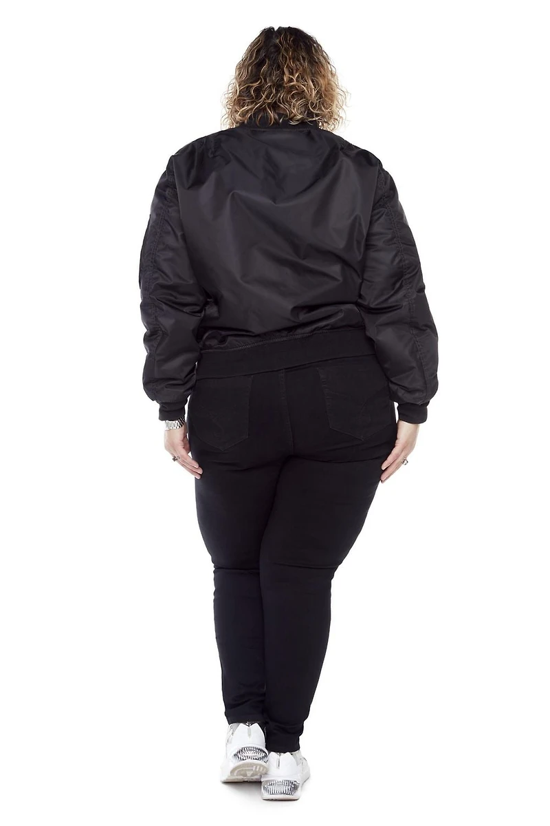 Frankie & Stella ™ Jean Skinny 5 Poches - TAILLE PLUS - Noir