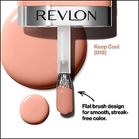 Revlon Ultra HD Snap Vegan Glossy Nail Polish, 8mL, One Coat, Clean, 20-Free & Vegan