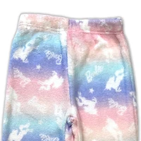 barbie Girls 2 pc pajama set includes crewneck long sleeve top and  full length matching pants with elastic band waist