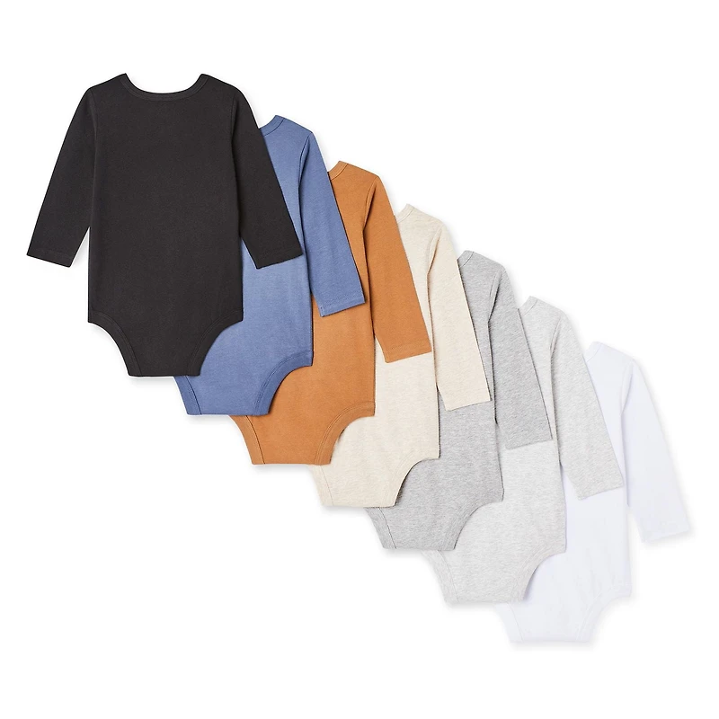 Lot de 7 cache-couches George unisexes pour nourrissons