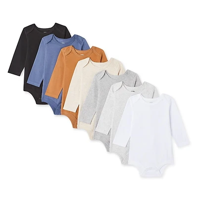 Lot de 7 cache-couches George unisexes pour nourrissons