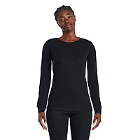Athletic Works Women's Waffle Knit Thermal Top, Sizes XS-XXL