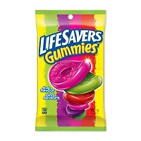 Lifesavers Gummies 5 Flavour 180g, LIFE SAVERS, Five Flavour Gummy Candy, Bag, 180g