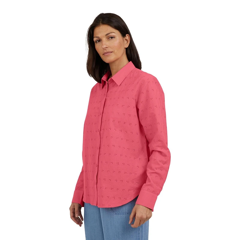 CHAPS EYELET SHIRT