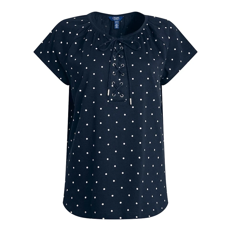 CHAPS LACE BLOUSE