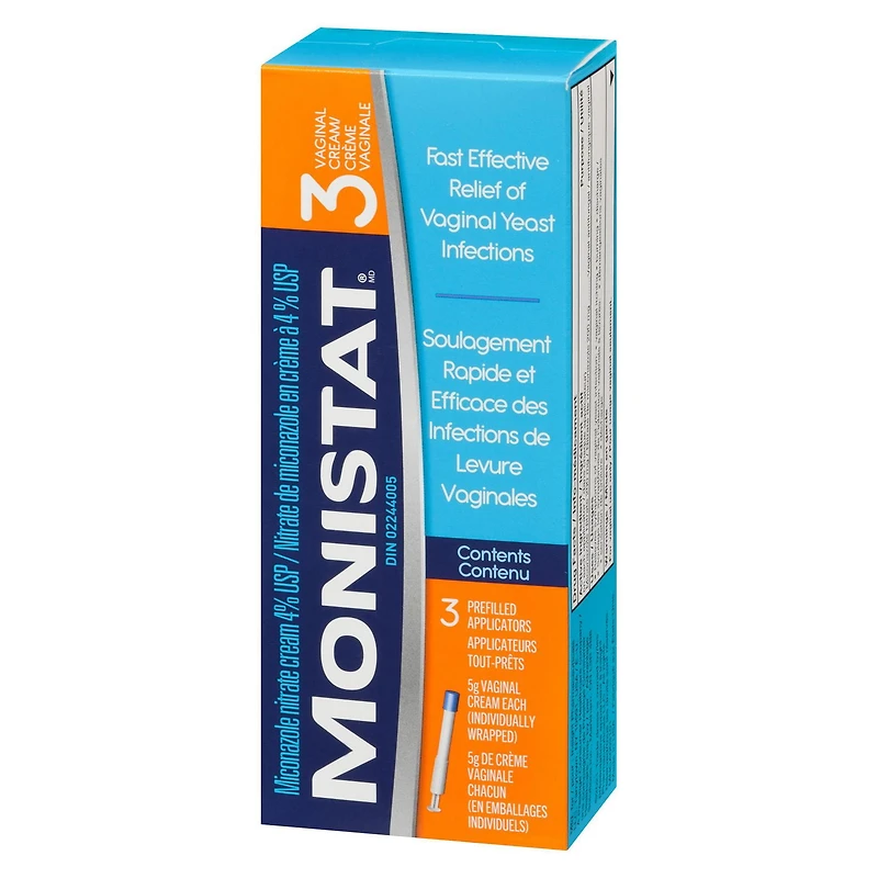 Monistat® 3 Crème Vaginale. Crème vaginale Monistat® 3