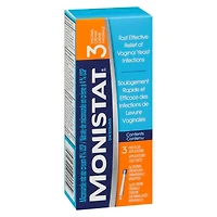 Monistat® 3 Crème Vaginale. Crème vaginale Monistat® 3