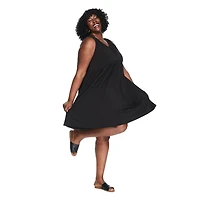 Lane Bryant Women's Plus V-Neck Swing Dress