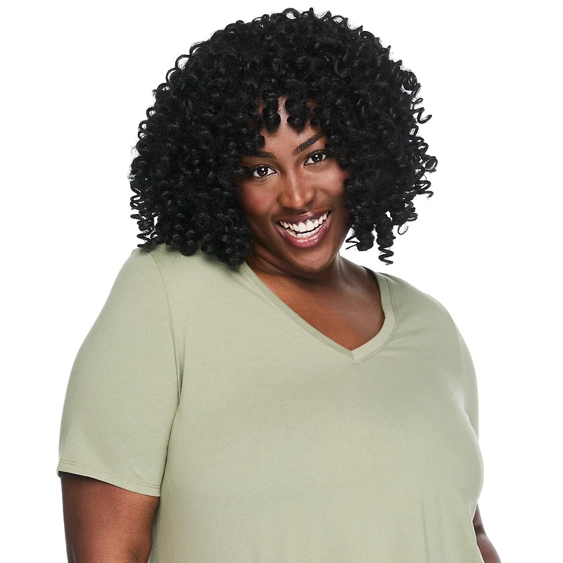 Haut fluide avec encolure en V et lanières Lane Bryant Plus pour femmes