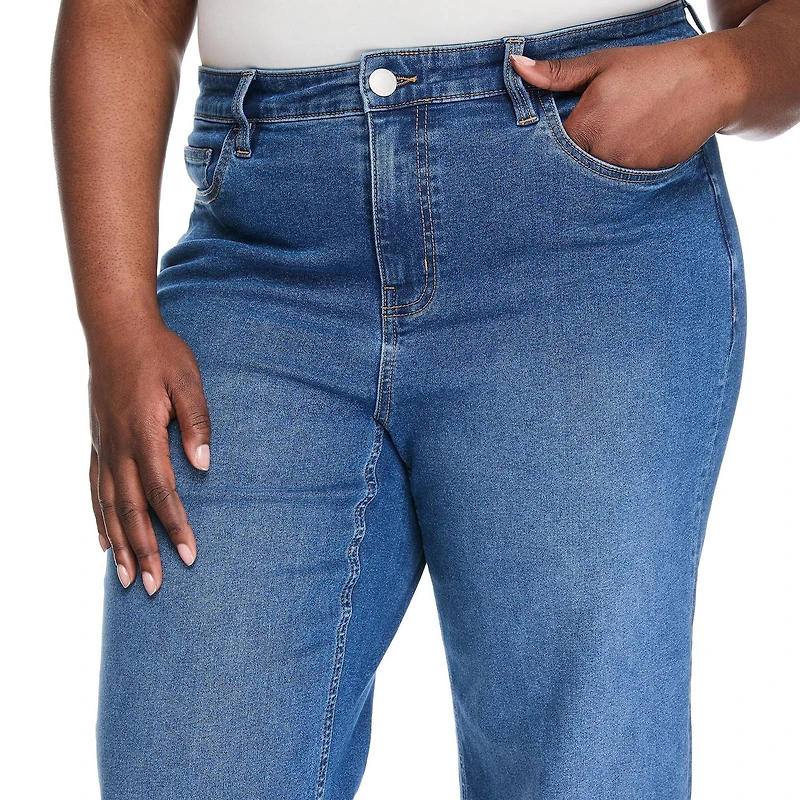 Jean écourté à jambe droite et revers Lane Bryant Plus pour femmes
