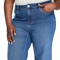 Jean écourté à jambe droite et revers Lane Bryant Plus pour femmes