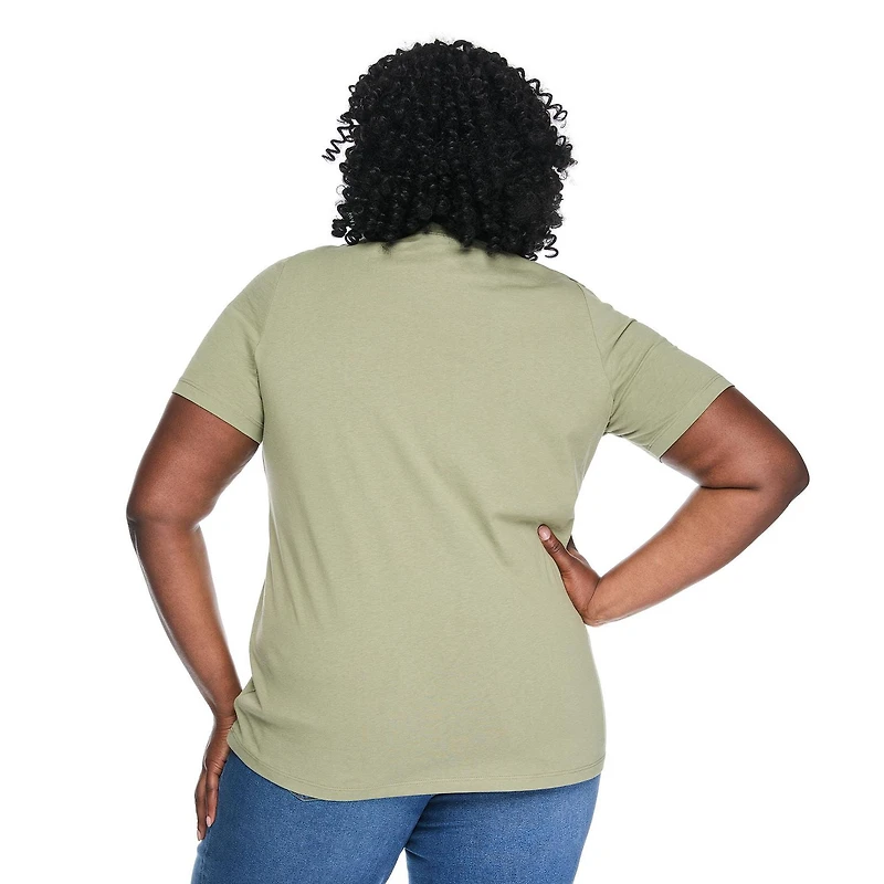 Lane Bryant Women's Plus Crew-Neck T-Shirt