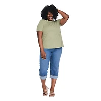 Lane Bryant Women's Plus Crew-Neck T-Shirt