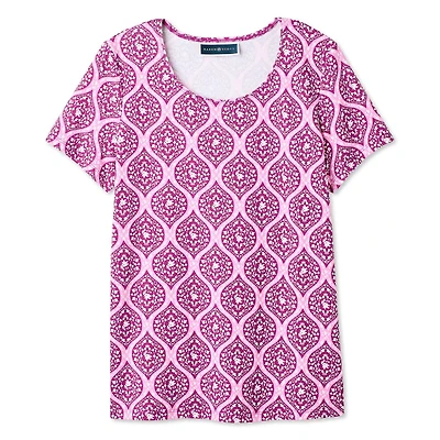 Karen Scott Women's Scoop-Neck Printed T-Shirt