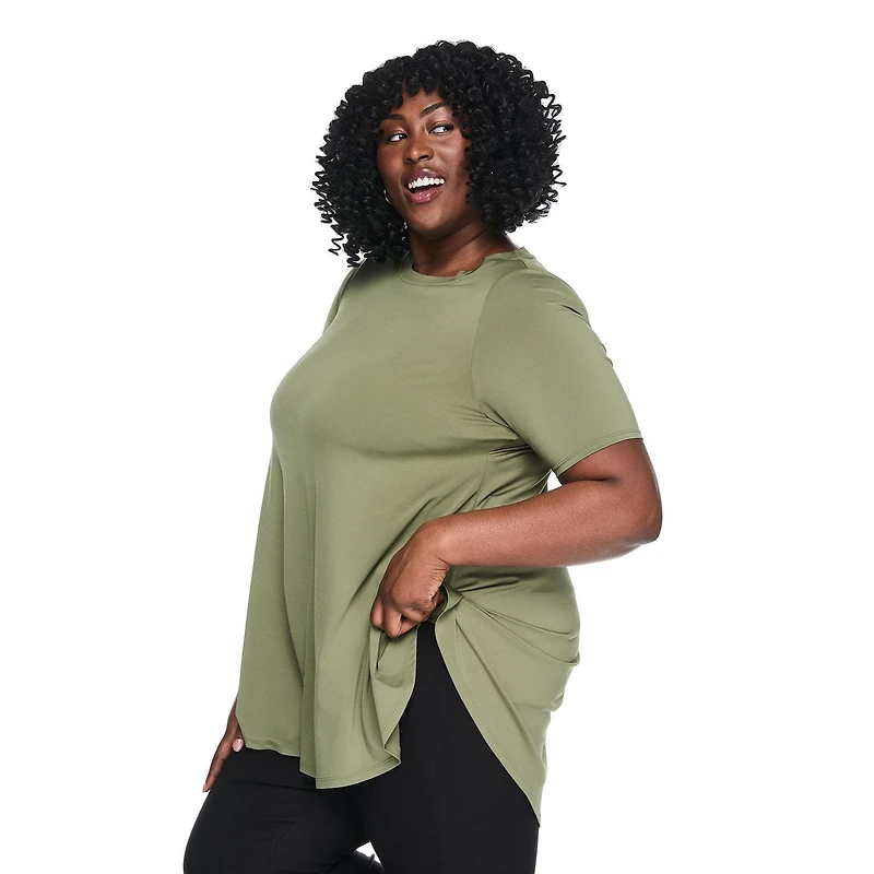 Lane Bryant Women's Plus Boat-Neck T-Shirt