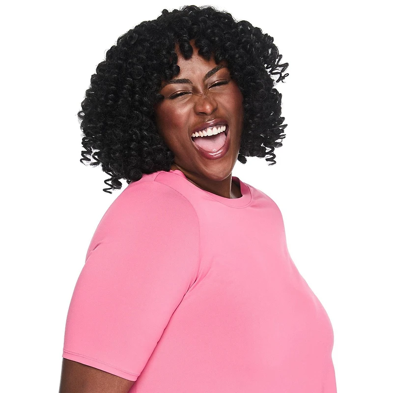 T-shirt à encolure bateau Lane Bryant Plus pour femmes