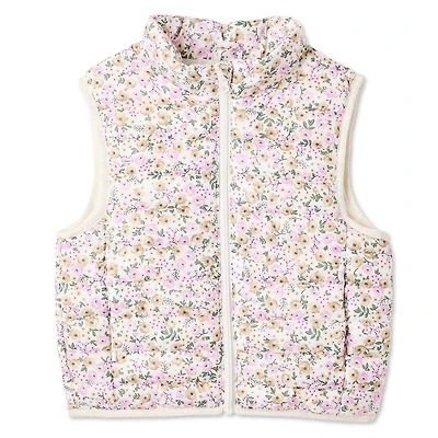 George Toddler Girls' Printed Puffer Vest