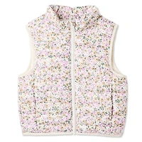 George Toddler Girls' Printed Puffer Vest