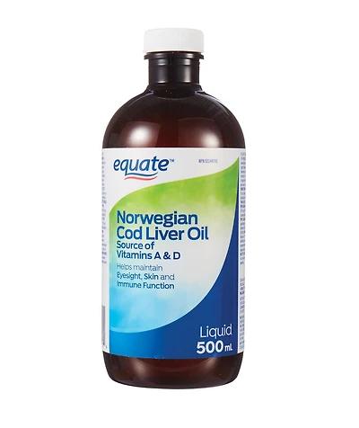 Equate Huile de foie de morue norvégienne 500 ml