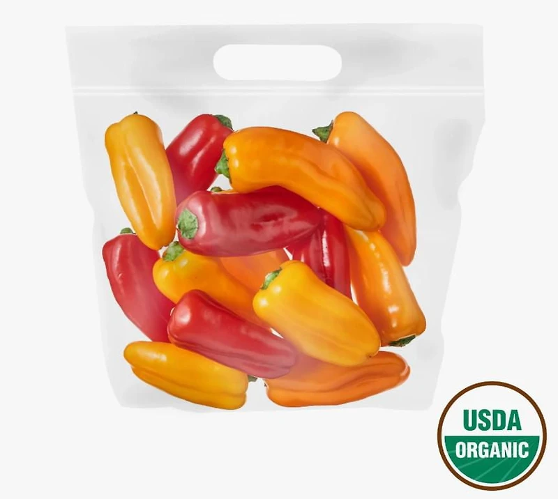 Mini Poivrons biologiques Sac d'1 lb