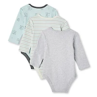 LOVE Ellen DeGeneres Infants' Unisex Bodysuits 3-Pack