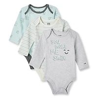 LOVE Ellen DeGeneres Infants' Unisex Bodysuits 3-Pack